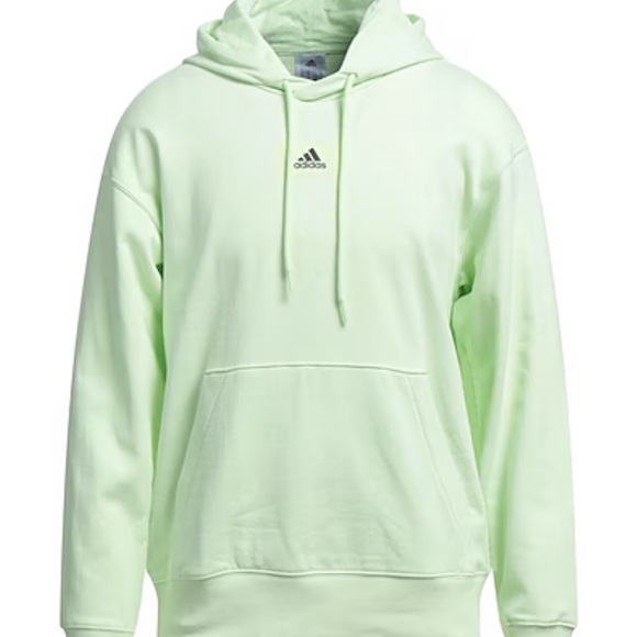 Adidas Mens sweatshirt Mint Green Hoodie sweatshirt xlarge tall - Picture 1 of 6